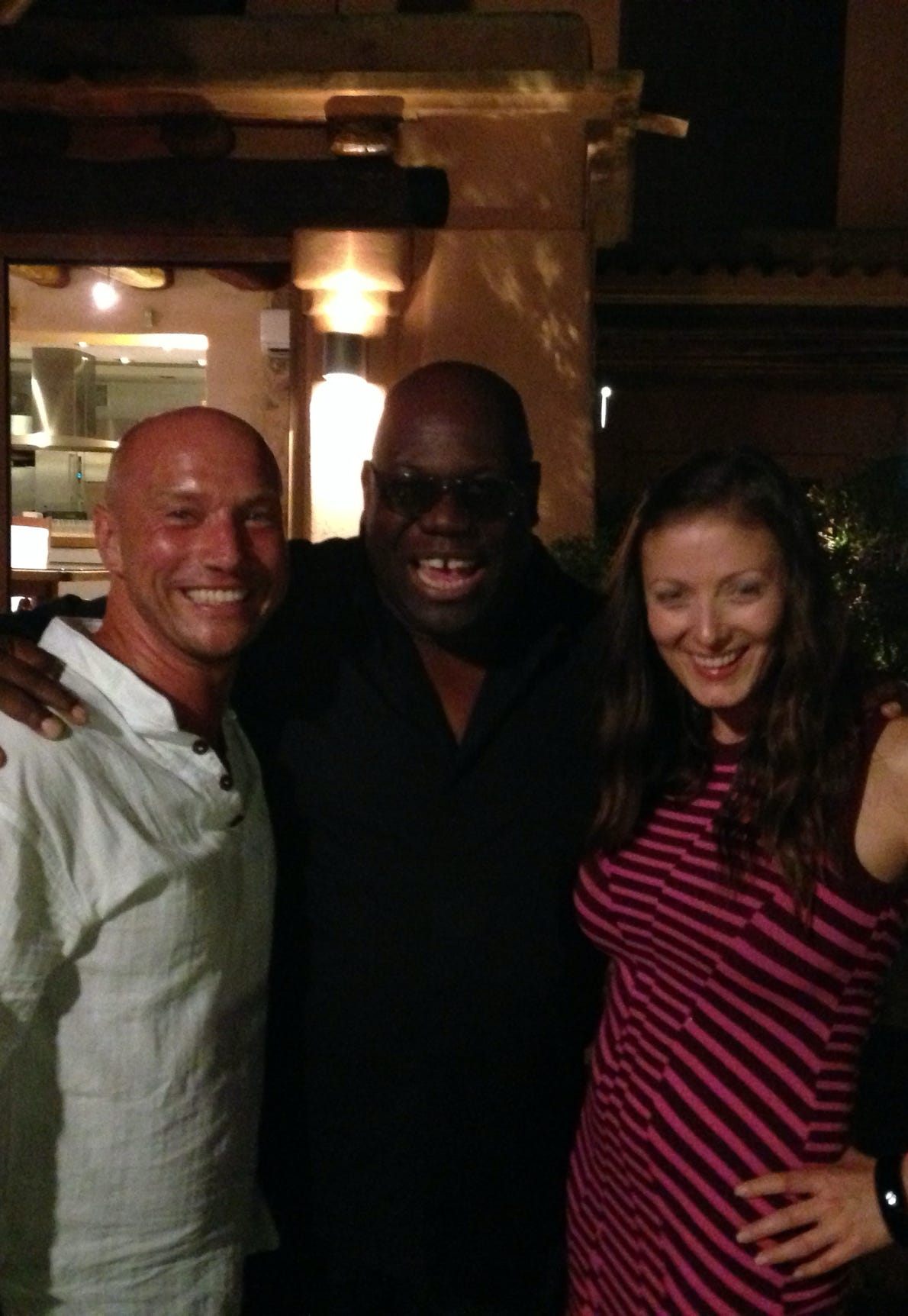 Photograph of David-H and Carl Cox